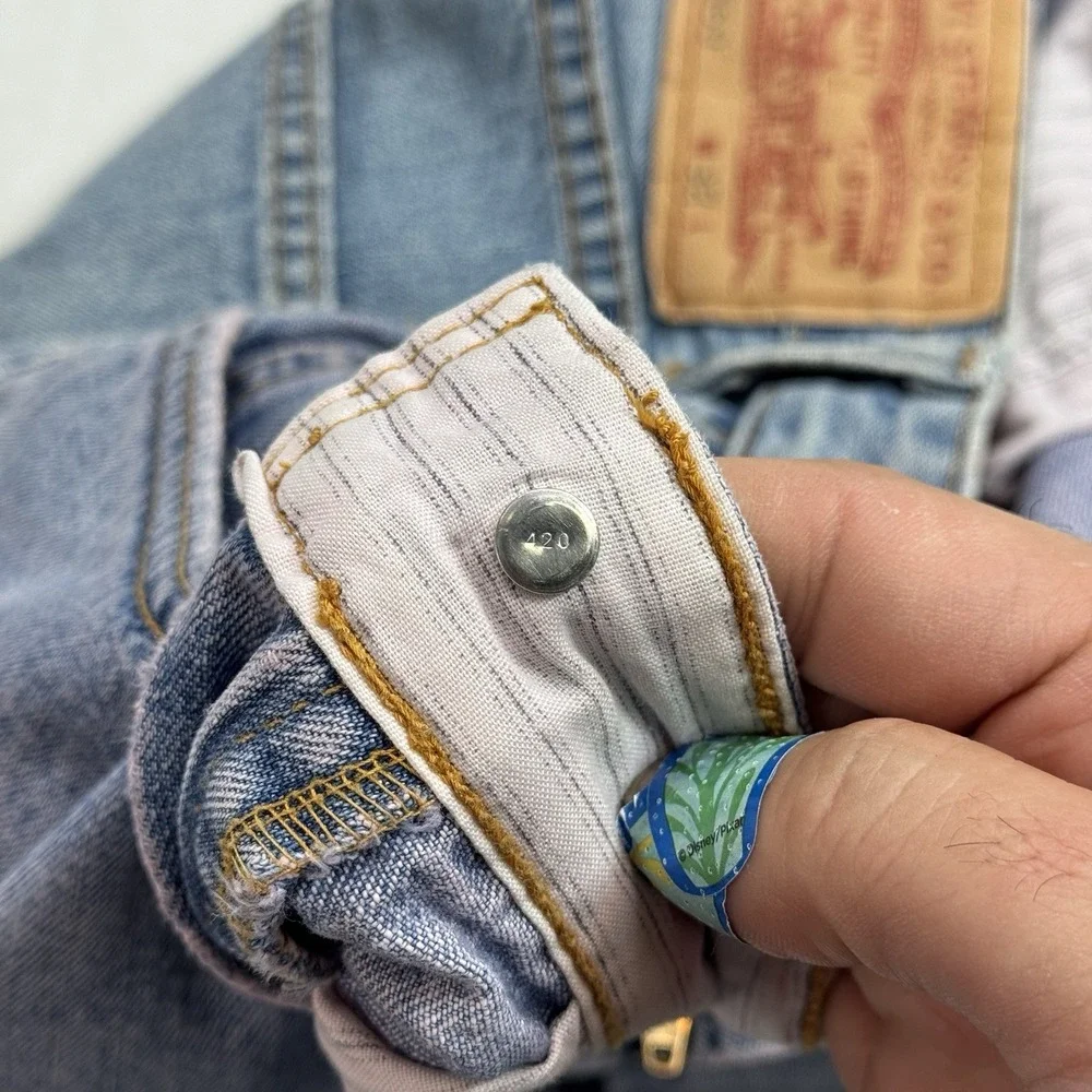 Levi's Jean Shorts‎ Fit 33x11 Jorts Denim 569 Streetwear Y2K VTG Grunge Skater